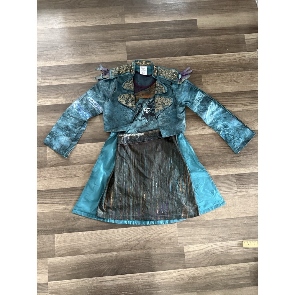 Disney Store Uma Costume Descendants Child Size 7/8 No Gloves 2 Piece